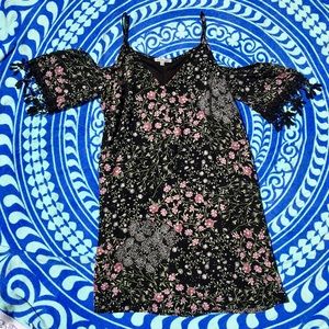 Black Floral Dress 🌸🌼