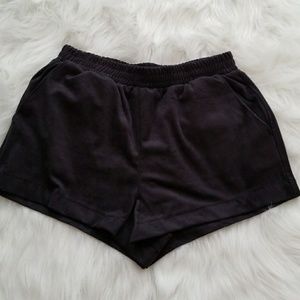 Velvet shorts