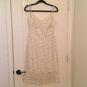 Romantic lace trim dress