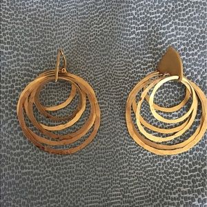 Gold earrings