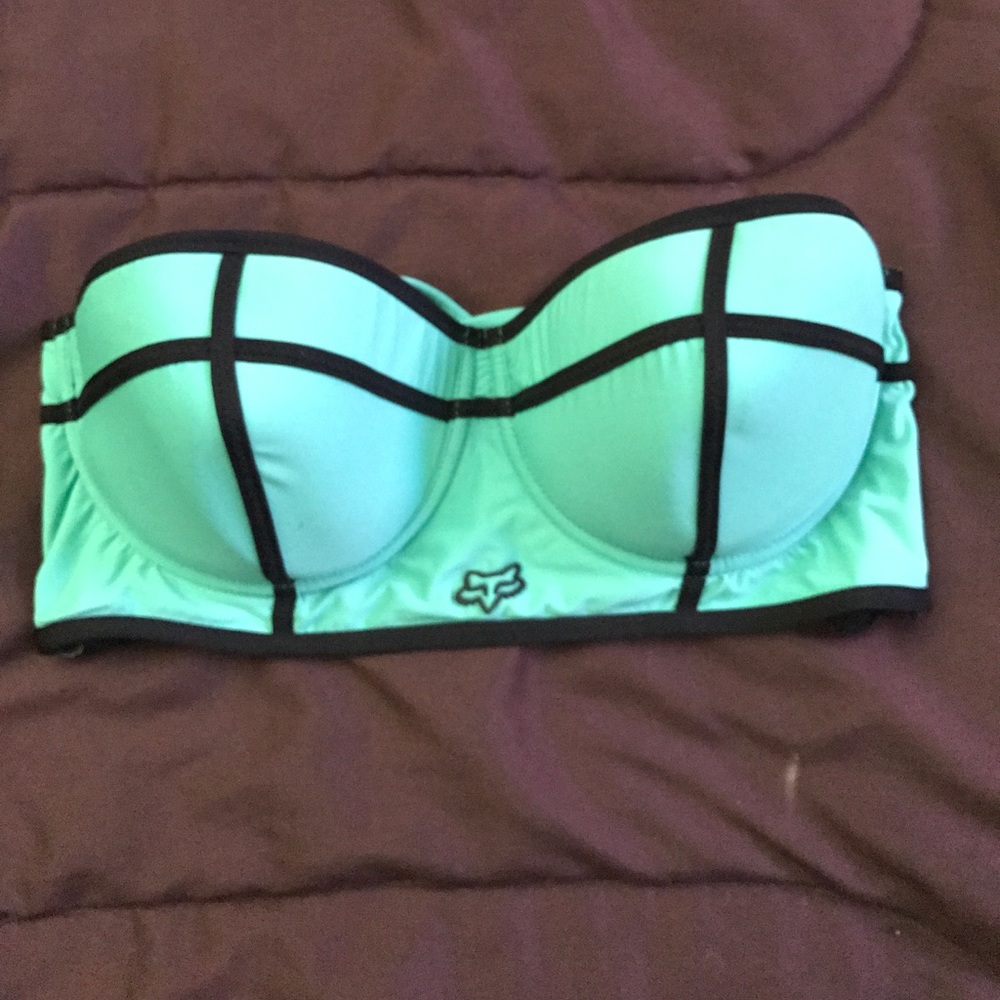 Fox strapped bathing suit top