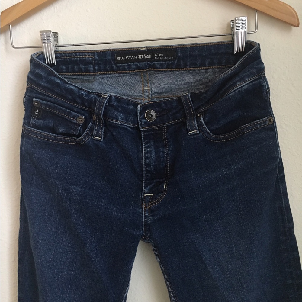 Alex Mid Rise Big Star Skinny Jeans