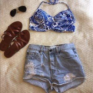 Cross-Cross Bikini Top