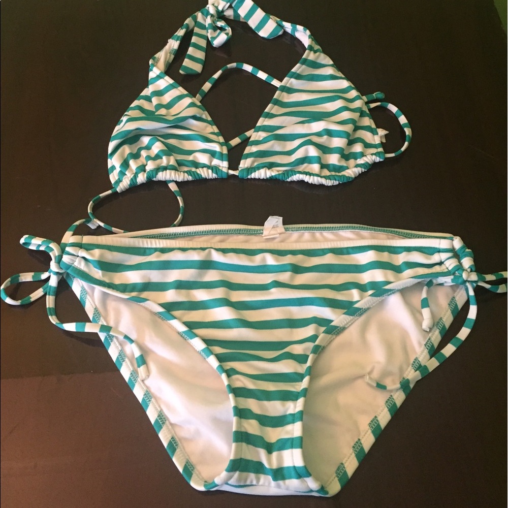 Striped Swim Suit