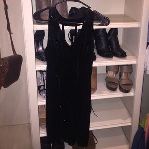 Black cocktail dress