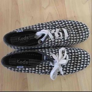 Black and White Keds