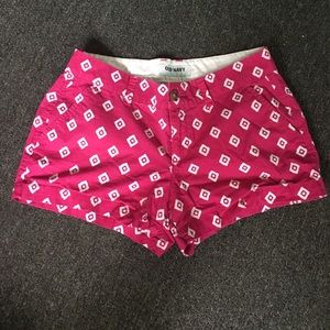 Old Navy pink shorts, size 2