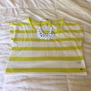 Aeropostale striped crop top