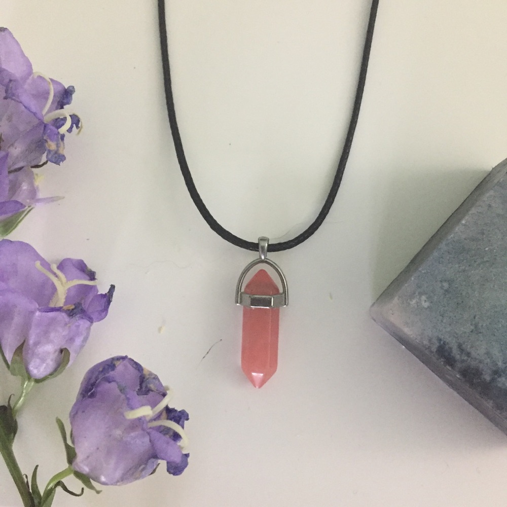Pink Stone Necklace