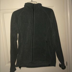 Dark grey Columbia zip-up jacket