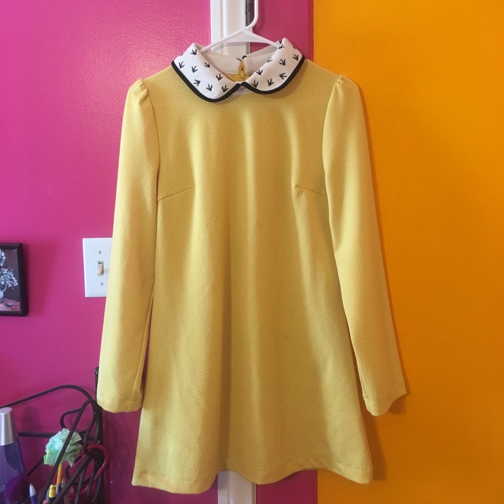 Retro Collared Dress