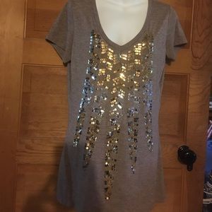 Boston proper sequined top