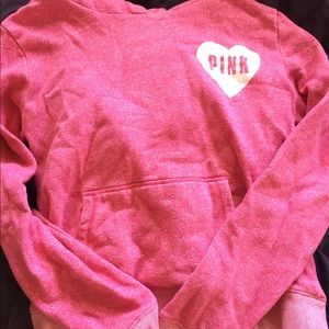 Pink hoodie