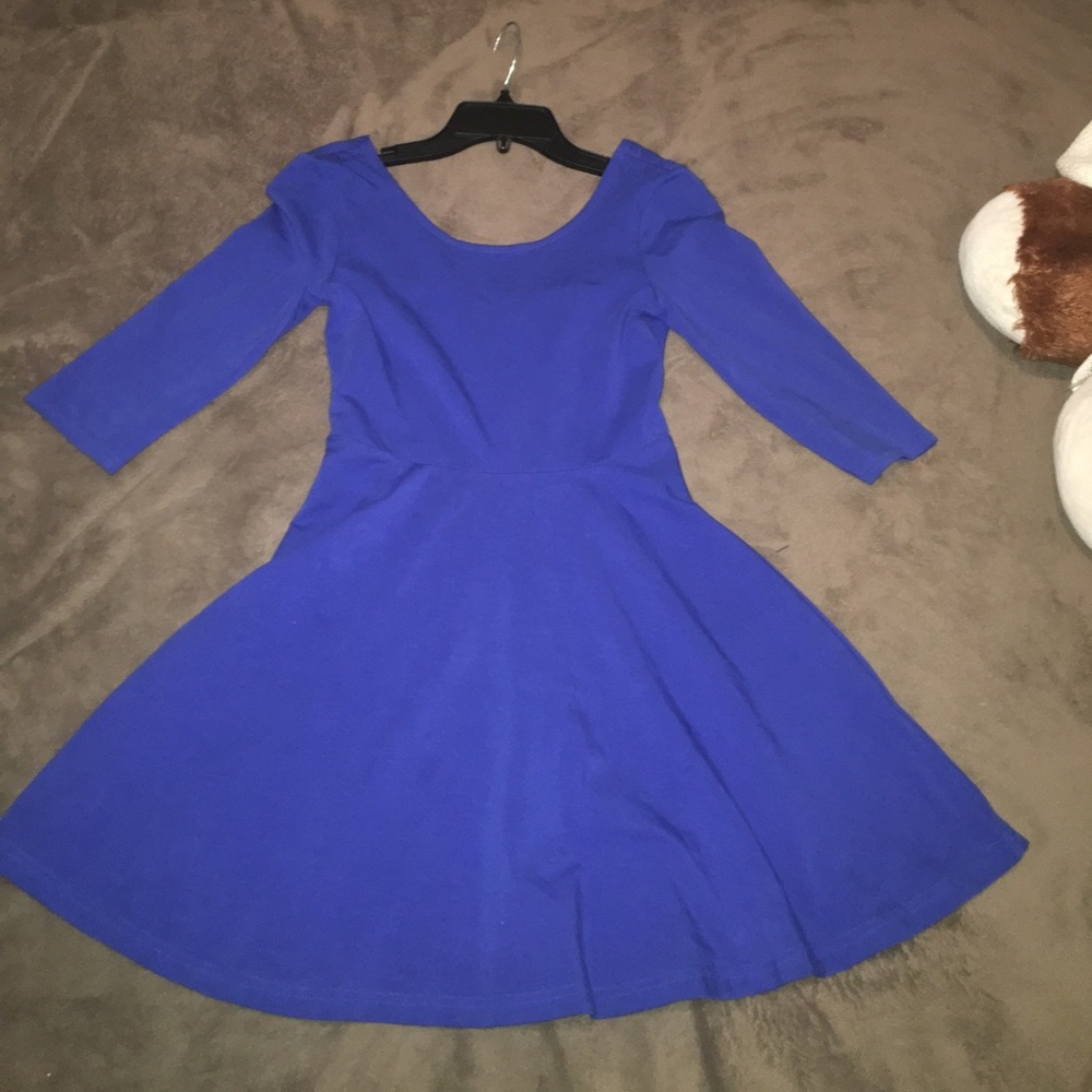 Royal blue dress