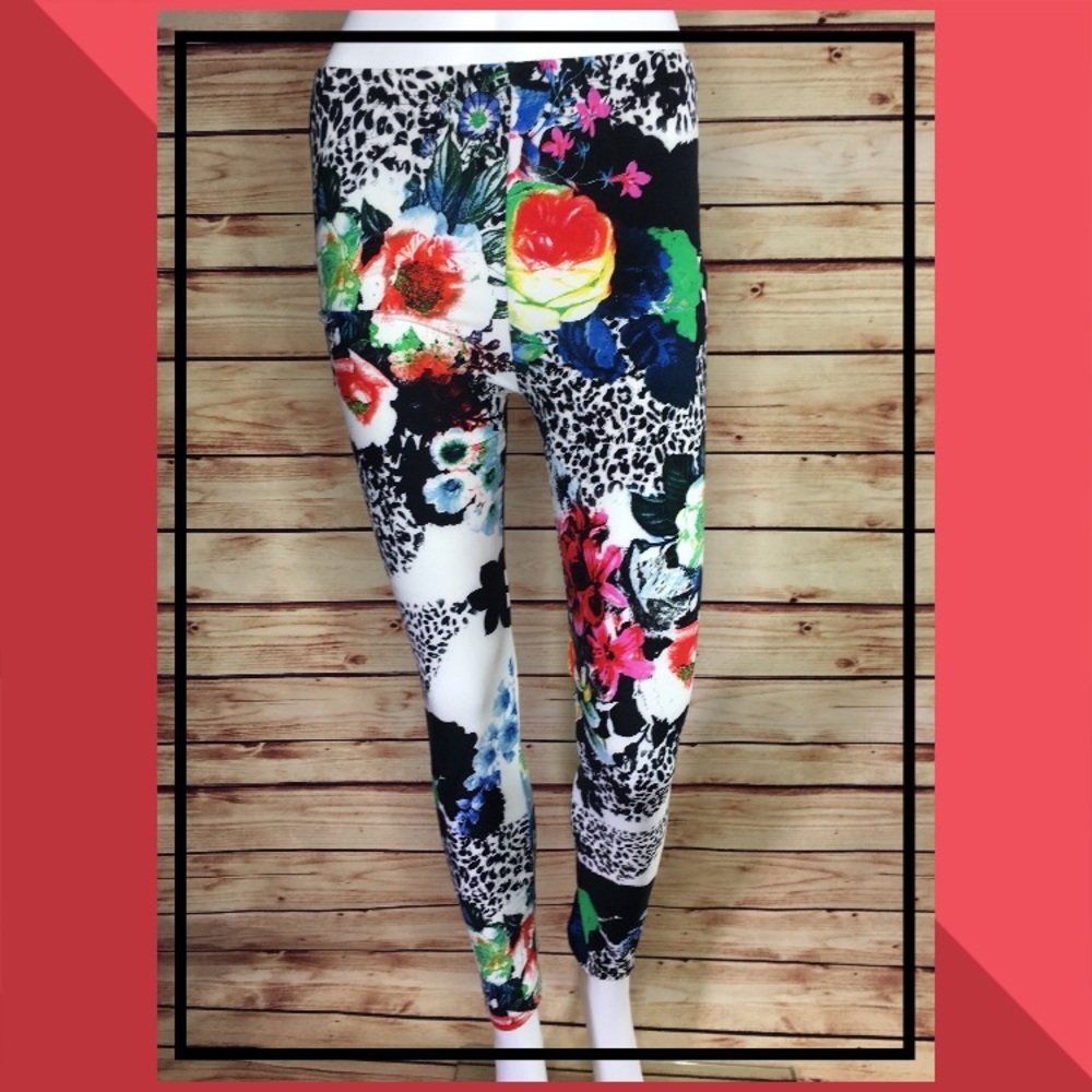 Floral leggings