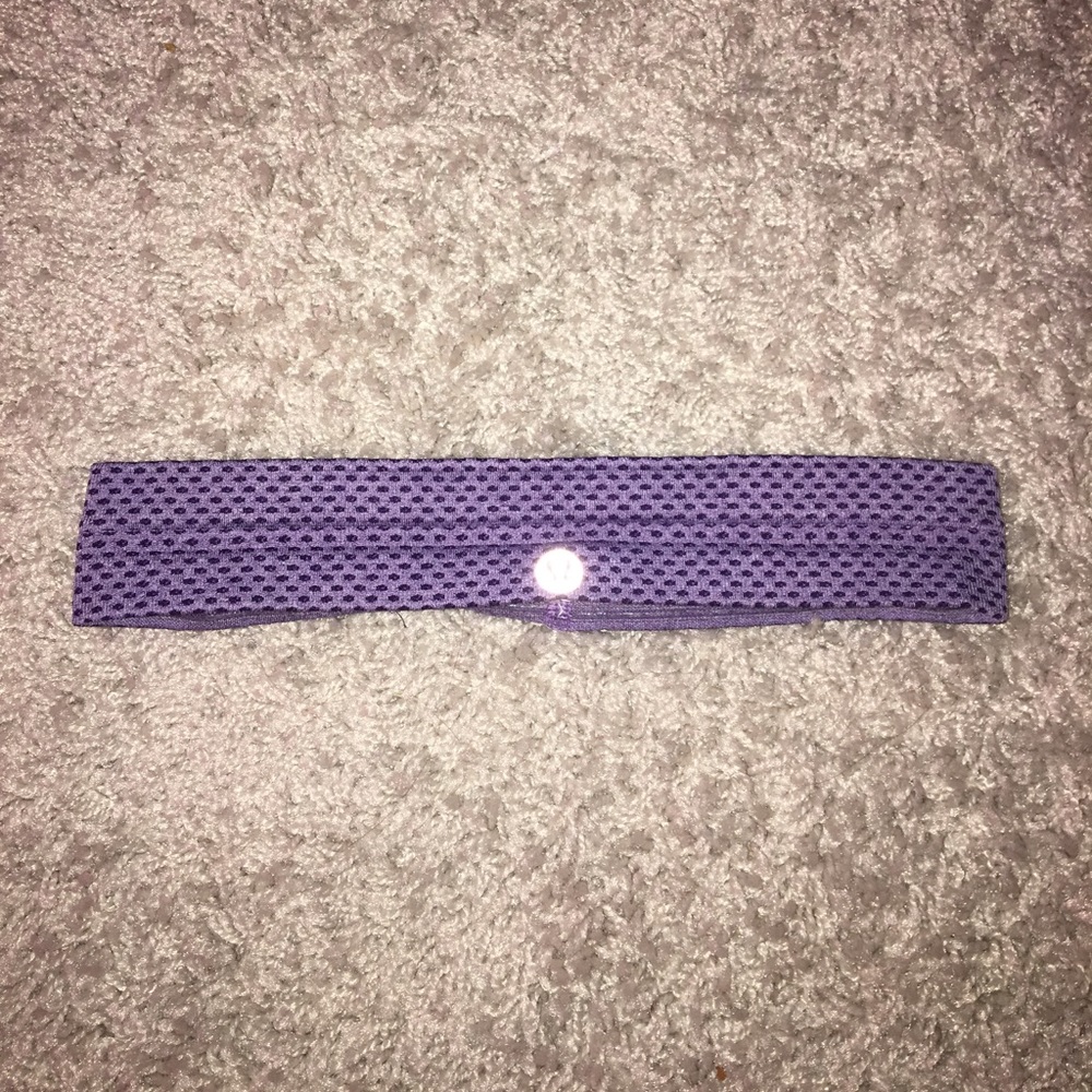 Lulu Lemon purple headband