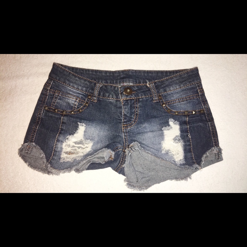 Ripped jean shorts from Target