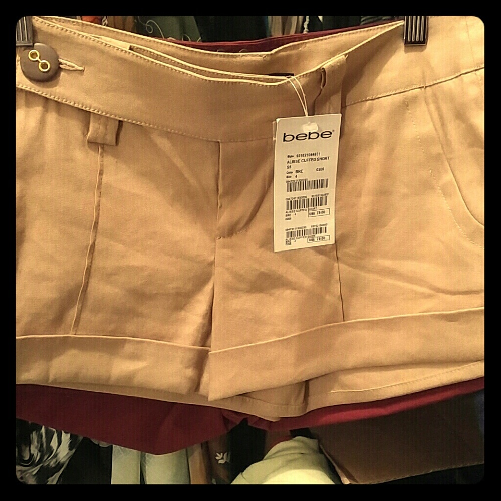 NWT bebe shorts vest sold separately