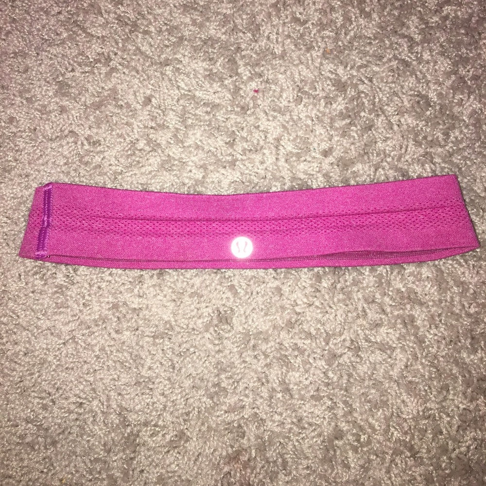 Lululemon pink headband