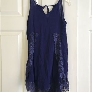 Free People Eyelashes Slip in Dark Blue