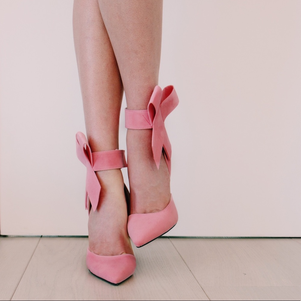 NEW! 🌸 No Greater Love 🌸 pink vegan suede pumps