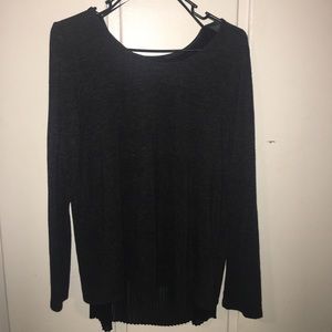 Black long sleeve blouse