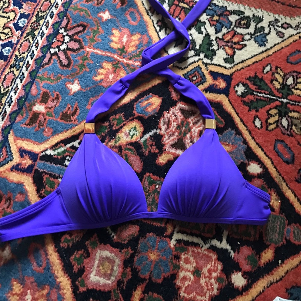 Push up triangle swim top