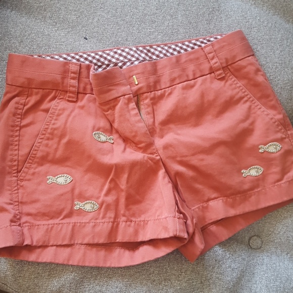 100% Cotton J.CREW Fish Shorts - Picture 2 of 5