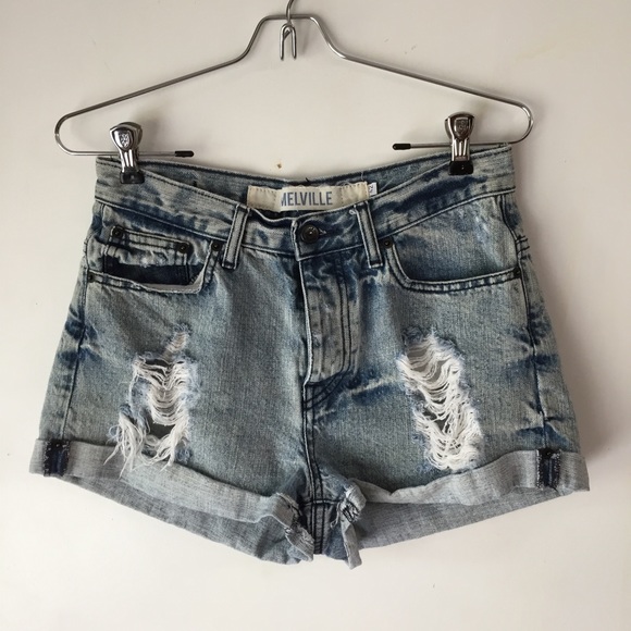 Brandy Melville Denim - NWOT Brandy Melville destroyed high waisted jeans