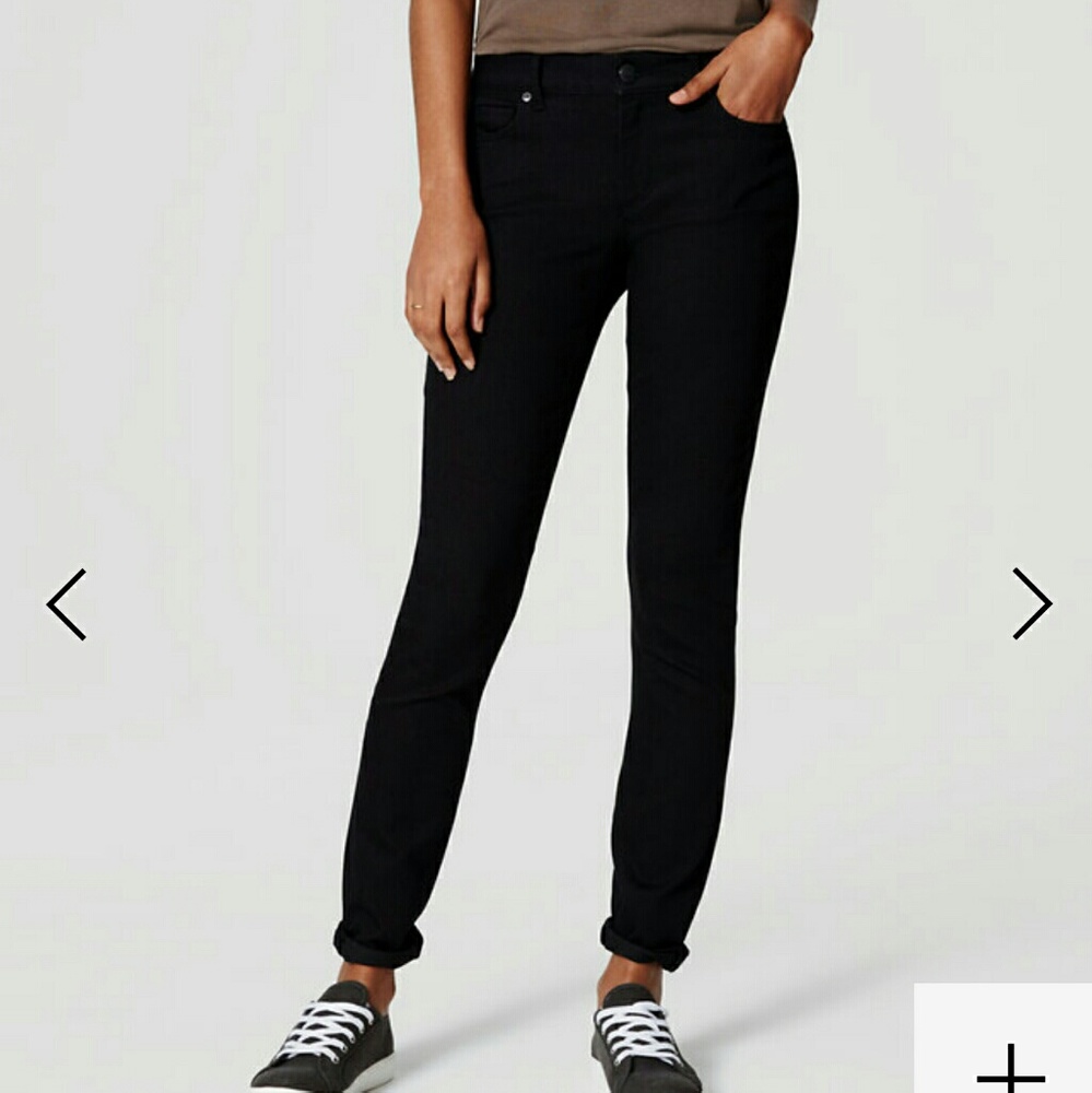 LOFT curvy skinny jeans