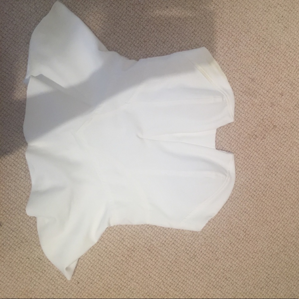 White Bustier Top