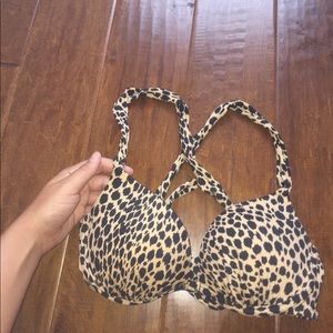Cheetah Victoria's Secret Push Up Bikini Top