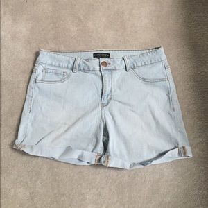 Light Wash Denim Shorts