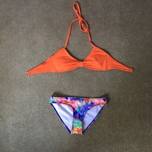 Delias Size Small Two Piece Bathing Suit