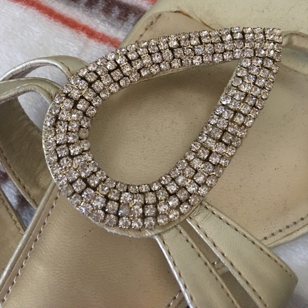 Gold Sandals - Picture 2 of 3