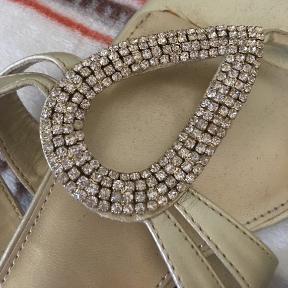 Gold Sandals - Picture 2 of 3