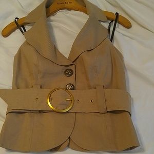bebe vest. Shorts sold separately
