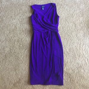 ONLY WORN ONCE royal purple Chaps dress