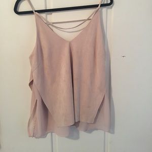 Suede blouse