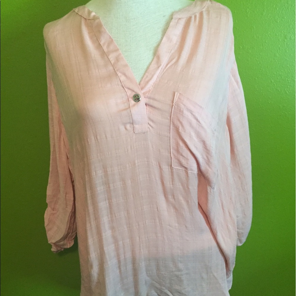 FYLO Pink Rayon shirt, NWOT, Size XL