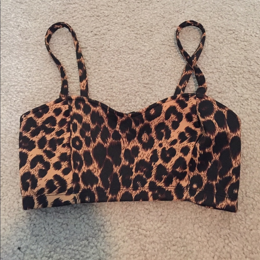 Cheetah swim top