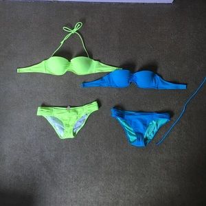 Women's 34B Bathing Suit Top and Small Bottom