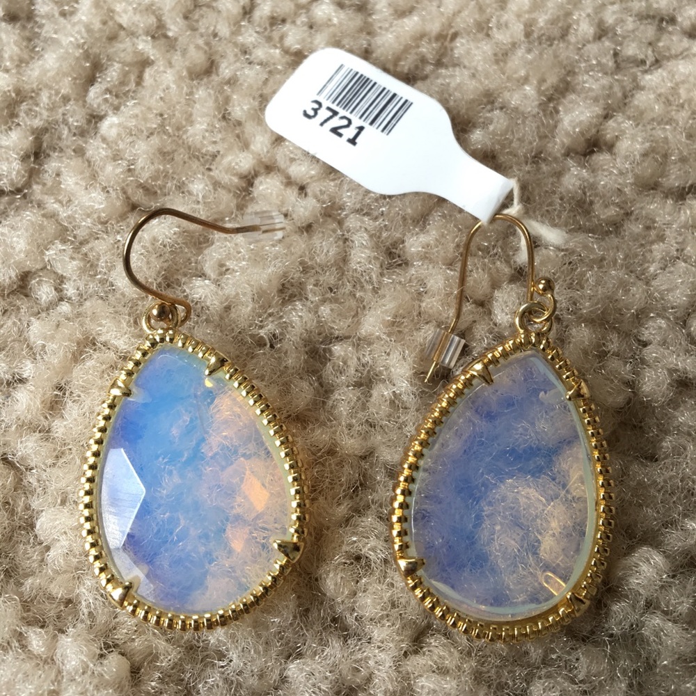 Opal earrings