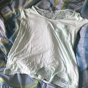 Light pastel green shirt