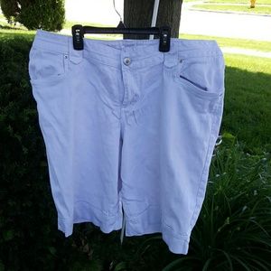 White Bermuda Shorts