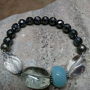 Gemstone Bracelet With Stretch -Beautiful Stones!