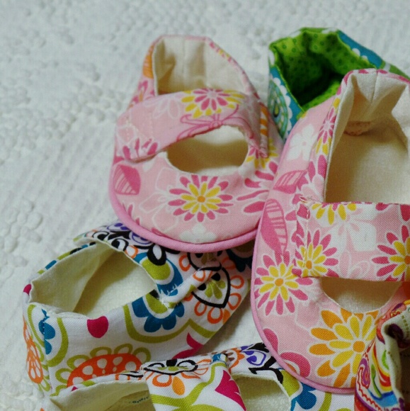 Pixie Dust Designs Mary Jane baby shoes 9/12 mos. - Picture 2 of 5