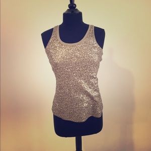 Express sequined top