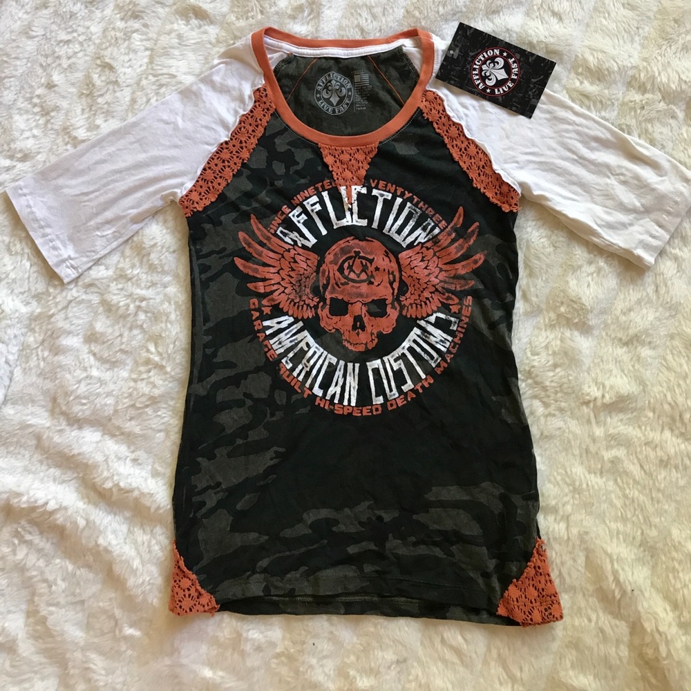 Affliction Camo Tee