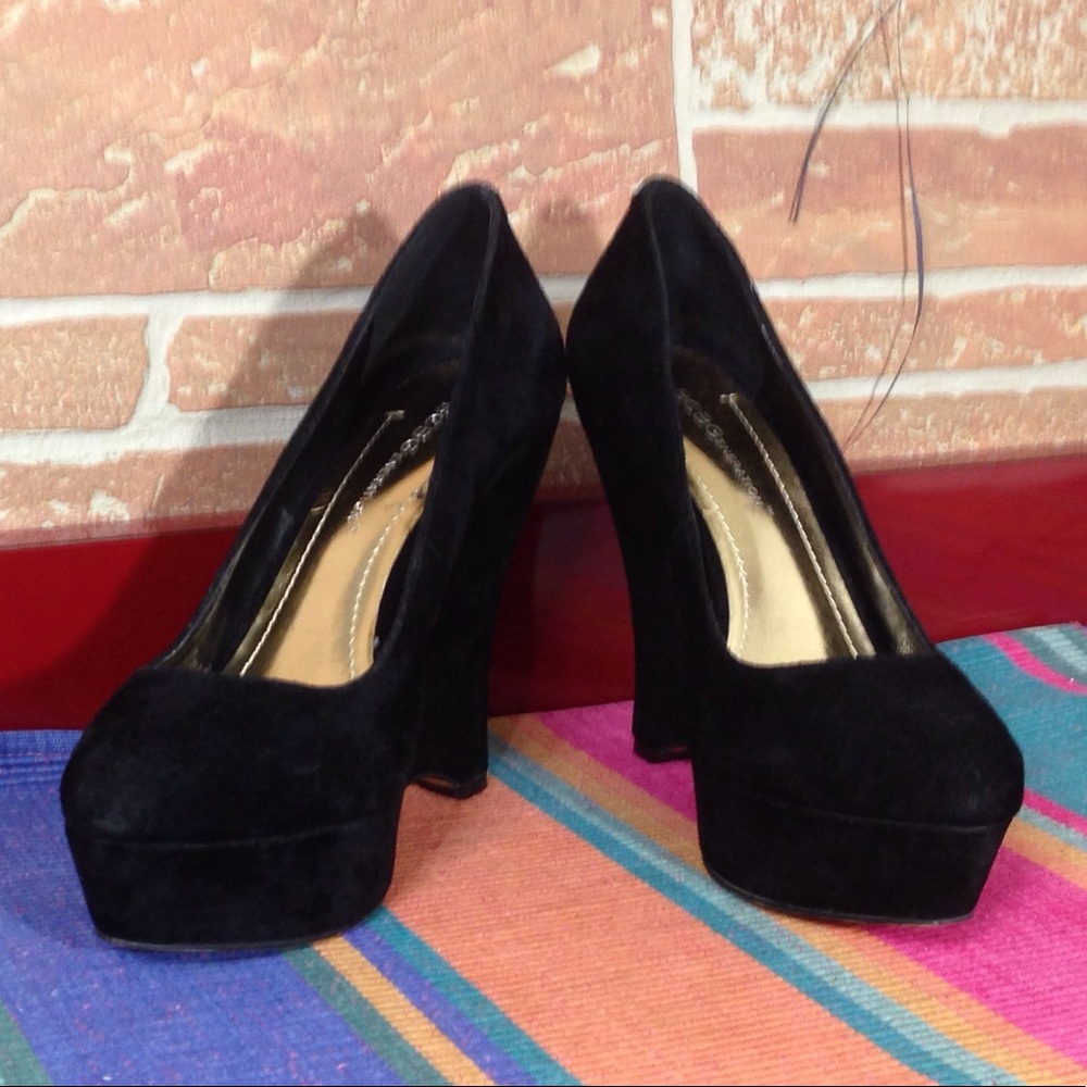 BCBGeneration Carleen Platform Wedge Pumps Heels